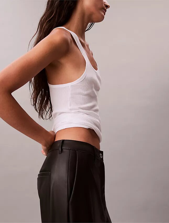 Faux Leather Relaxed Pants Faux Leather Relaxed Pants