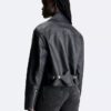 Faux Leather Shirt Jacket Faux Leather Shirt Jacket