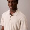 Fine Knit Lyocell Blend Polo Shirt Fine Knit Lyocell Blend Polo Shirt