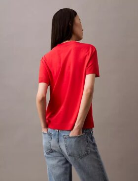 Fine Knit Mock Neck T-Shirt