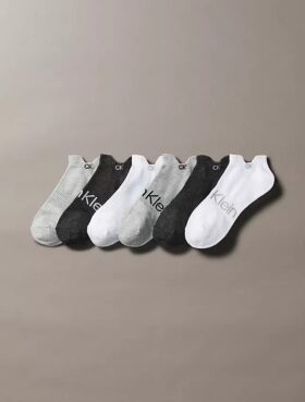 Flat Knit Double Tab 3-Pack No Show Socks