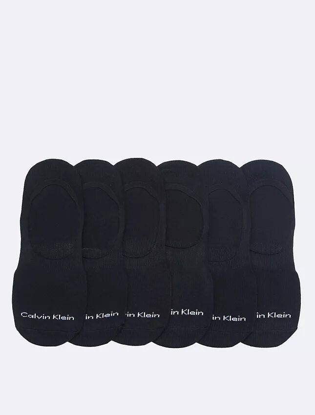 Flat Knit Logo 6-Pack Liner Socks Flat Knit Logo 6-Pack Liner Socks