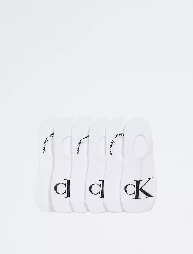Flat Knit Monogram 6-Pack Liner Socks Flat Knit Monogram 6-Pack Liner Socks