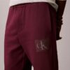 Fleece Layered Monogram Graphic Sweatpants Fleece Layered Monogram Graphic Sweatpants