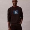 Fleece Layered Monogram Graphic Sweatshirt
