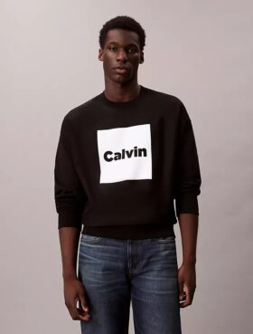 Fleece Logo Graphic Relaxed Sweatshirt