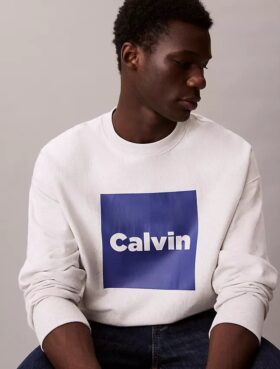 Fleece Logo Graphic Relaxed Sweatshirt