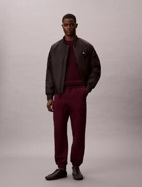 Fleece Monogram Patch Joggers