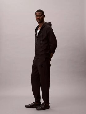 Fleece Monogram Patch Joggers