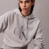 Fleece Sequin Monogram Relaxed Hoodie Fleece Sequin Monogram Relaxed Hoodie