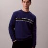 Fleece Stripe Classic Sweatshirt