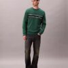 Fleece Stripe Classic Sweatshirt