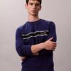 Fleece Stripe Classic Sweatshirt