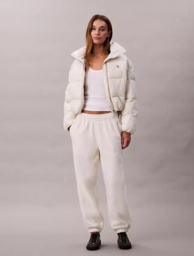 Fleece Velvet Monologo Sweatpants