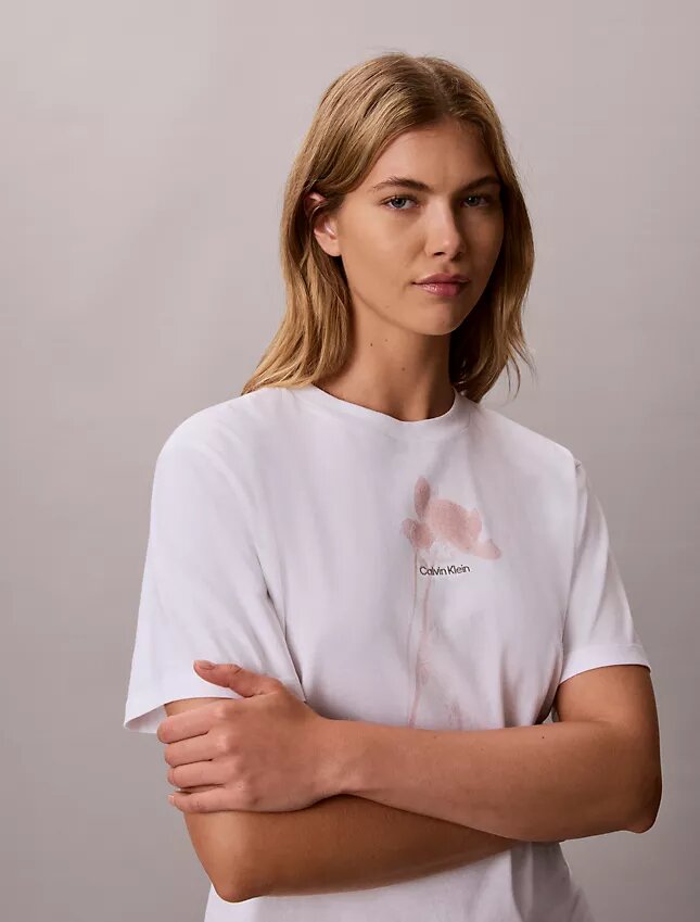 Floral Logo Graphic Boxy T-Shirt Floral Logo Graphic Boxy T-Shirt