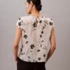 Floral Print Smocked Top