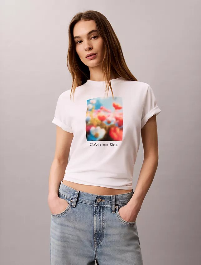 Flower Graphic Classic T-Shirt Flower Graphic Classic T-Shirt