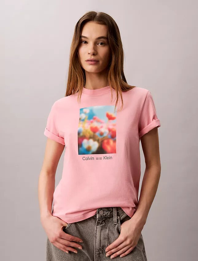 Flower Graphic Classic T-Shirt Flower Graphic Classic T-Shirt