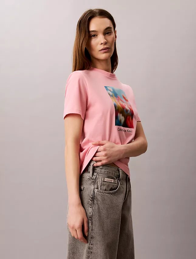 Flower Graphic Classic T-Shirt Flower Graphic Classic T-Shirt