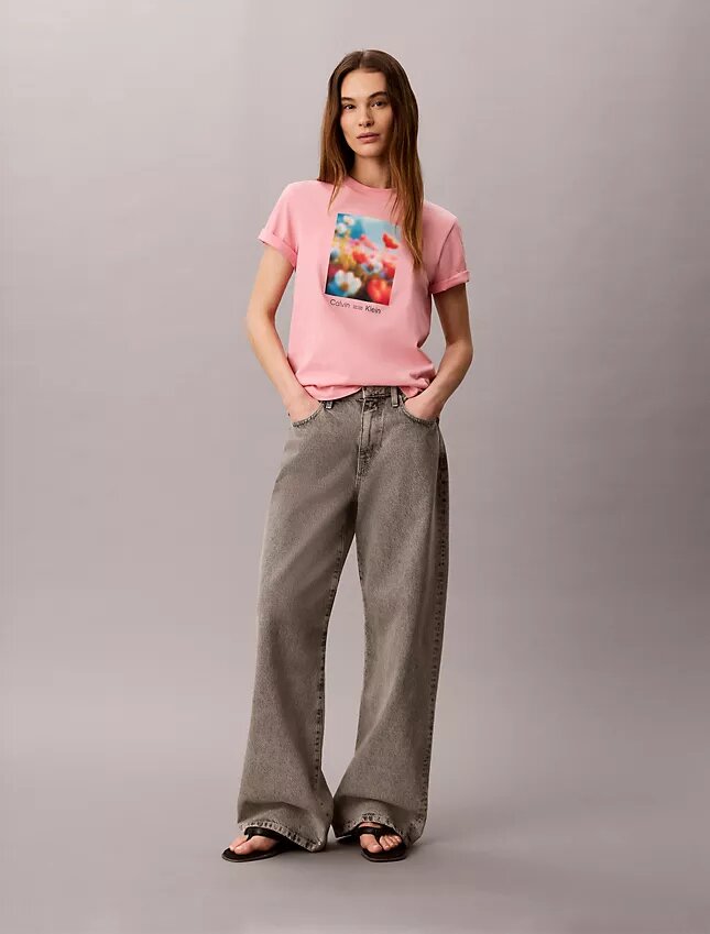 Flower Graphic Classic T-Shirt Flower Graphic Classic T-Shirt