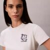 Flower Logo Graphic Slim T-Shirt Flower Logo Graphic Slim T-Shirt