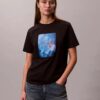 Flower Script Logo Graphic Classic T-Shirt Flower Script Logo Graphic Classic T-Shirt