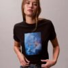 Flower Script Logo Graphic Classic T-Shirt Flower Script Logo Graphic Classic T-Shirt