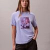 Flower Script Logo Graphic Classic T-Shirt Flower Script Logo Graphic Classic T-Shirt