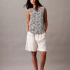 Flowing Printed Sleeveless Top Flowing Printed Sleeveless Top