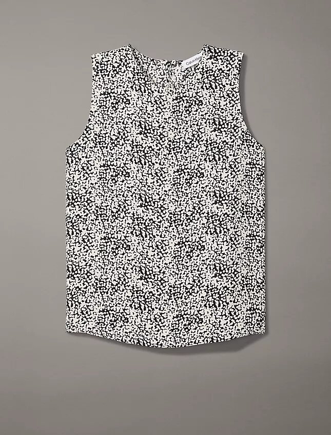 Flowing Printed Sleeveless Top Flowing Printed Sleeveless Top