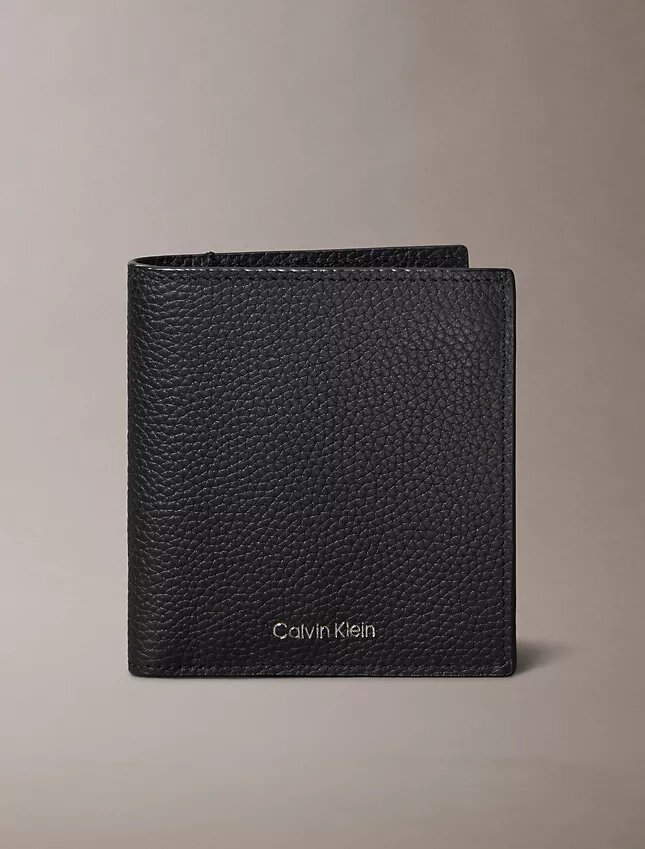 Foil Embossed Logo Slim Bifold Wallet Foil Embossed Logo Slim Bifold Wallet