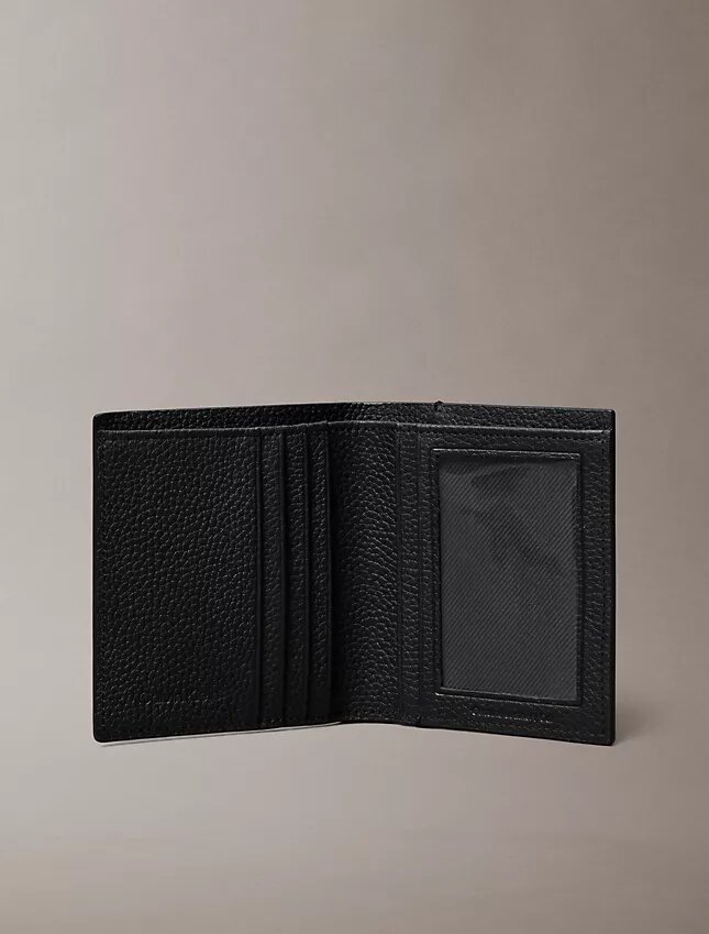 Foil Embossed Logo Slim Bifold Wallet Foil Embossed Logo Slim Bifold Wallet