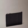 Foil Embossed Logo Zip Card Case Foil Embossed Logo Zip Card Case