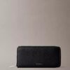 Foil Embossed Logo Zip Wallet Foil Embossed Logo Zip Wallet