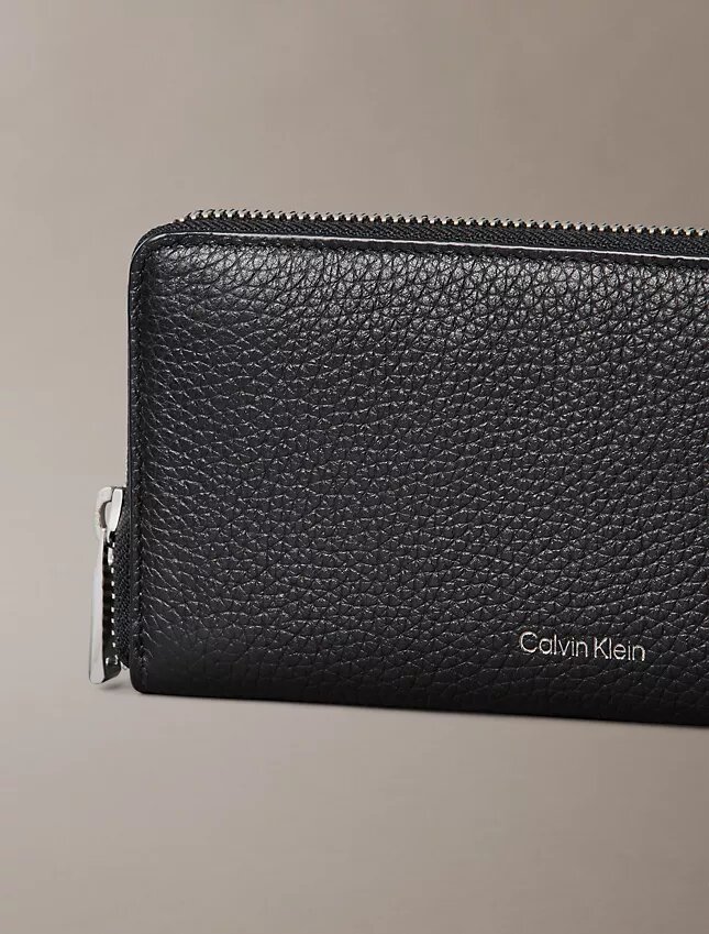 Foil Embossed Logo Zip Wallet Foil Embossed Logo Zip Wallet