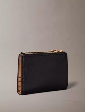Foil Logo Double Zip Card Case