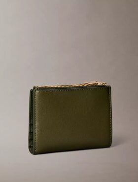 Foil Logo Double Zip Card Case