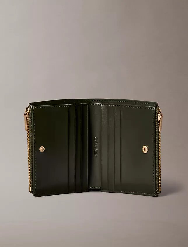 Foil Logo Double Zip Card Case Foil Logo Double Zip Card Case