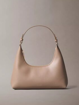 Foil Logo Shoulder Bag