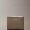 Foil Logo Top Zip Card Case Foil Logo Top Zip Card Case