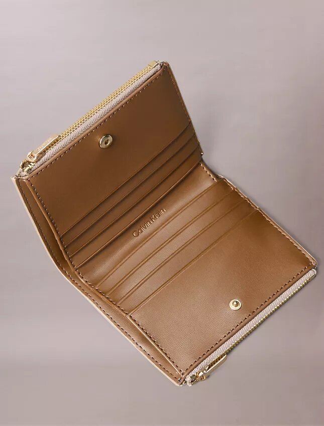 Foil Logo Top Zip Card Case Foil Logo Top Zip Card Case