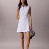 French Terry 1/4 Zip Sleeveless Dress French Terry 1/4 Zip Sleeveless Dress