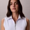 French Terry 1/4 Zip Sleeveless Dress French Terry 1/4 Zip Sleeveless Dress