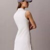 French Terry 1/4 Zip Sleeveless Dress French Terry 1/4 Zip Sleeveless Dress