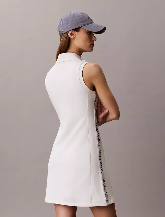 French Terry 1/4 Zip Sleeveless Dress French Terry 1/4 Zip Sleeveless Dress