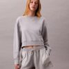 French Terry Cropped Relaxed Sweatshirt French Terry Cropped Relaxed Sweatshirt