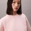 French Terry Cropped Relaxed Sweatshirt French Terry Cropped Relaxed Sweatshirt