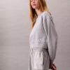 French Terry Cropped Relaxed Sweatshirt French Terry Cropped Relaxed Sweatshirt