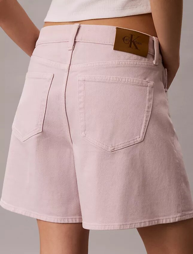 Garment-Dyed High Rise A-Line Shorts Garment-Dyed High Rise A-Line Shorts