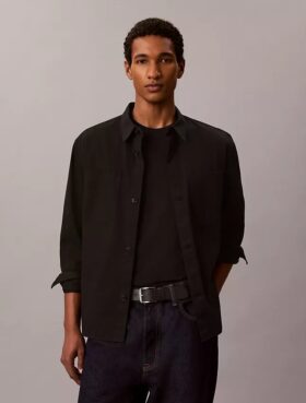 Garment Washed Twill Easy Overshirt Garment Washed Twill Easy Overshirt